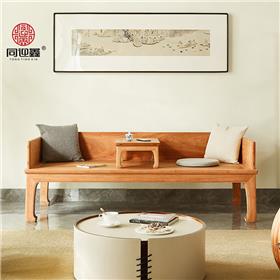 大果紫檀侣明室款三围独板罗汉床