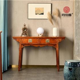 白酸枝剑腿壶门式二联柜